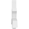 Ekena Millwork Davenport Architectural Grade PVC Gable Bracket, 72"W x 24"H x 4"D x 4"F, 8/12 Pitch GBP072X24X0404DAV00 - alternate 5